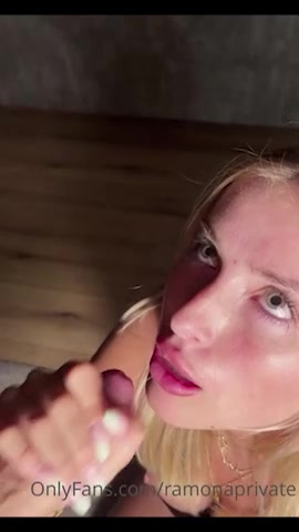 Ramona Nude Tits Blowjob Cumshot Sex tape video